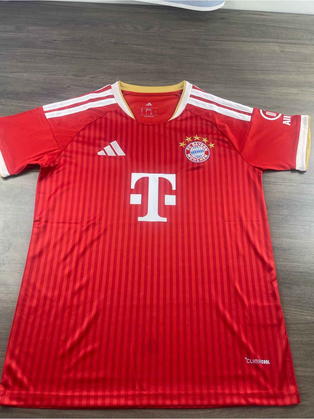 Othr Red Bayern Munich Soccer Jersey with White Accents